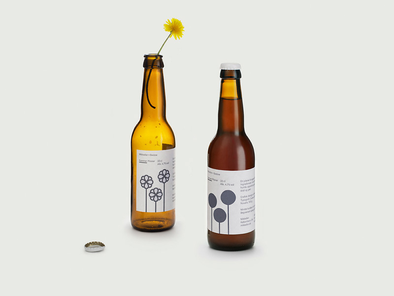 Packaging design with heat reactive illustrative labels created by Bedow for brewer Mikkeller