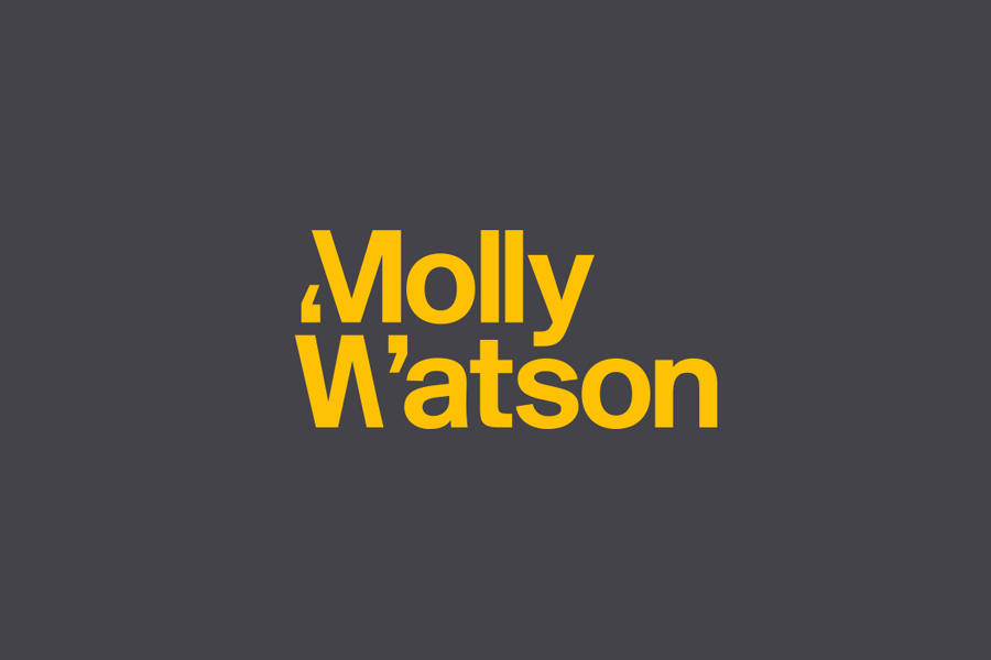 Logotype designed by Studio Blackburn for communications specialist Molly Watson