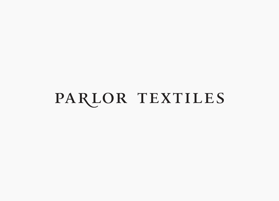 Logotype design for textile company Parlor Textiles designed by Face