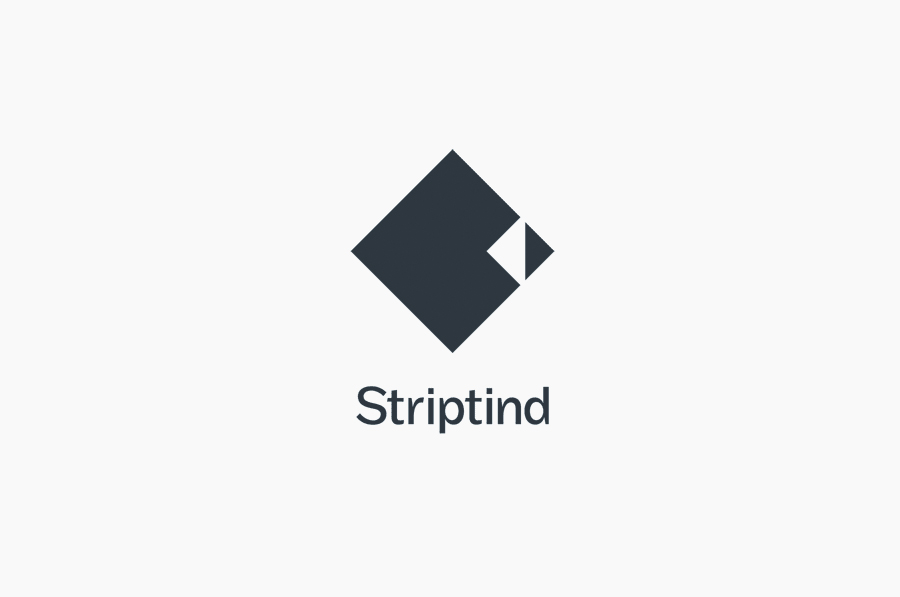 Logo designed by Neue for Norwegian deep sea fishing experience Striptind. 