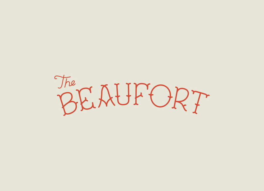 Logo for Melbourne-based themed dive bar The Beaufort, designed by The Company You Keep