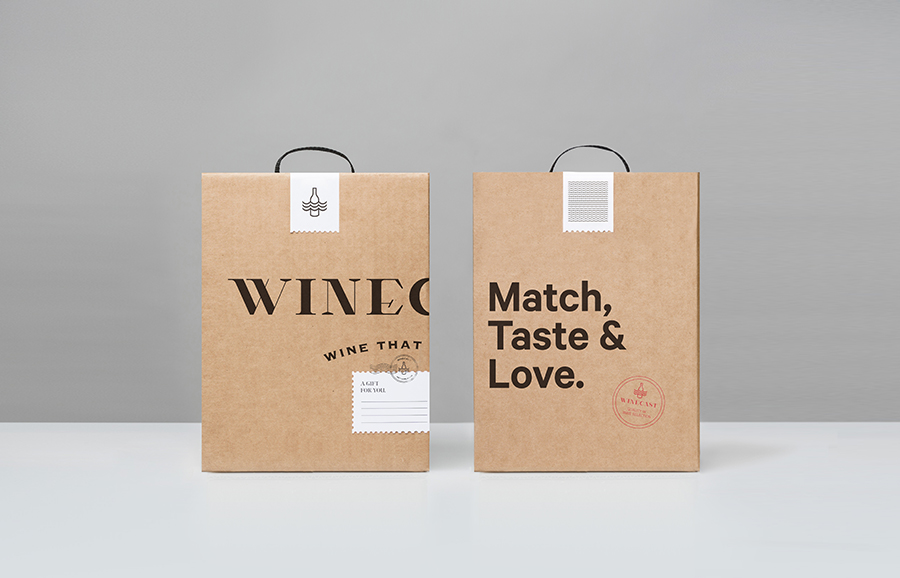 Packaging designed by Anagrama for online wine-tasting, curation and delivery service Winecast