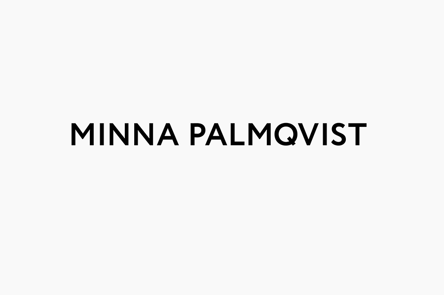 Logotype designed by Bedow for fashion designer and label Minna Palmqvist