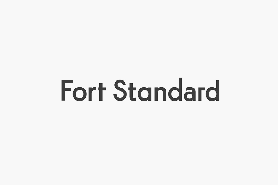 Logotype for industrial design studio Fort Standard designed by Studio Lin