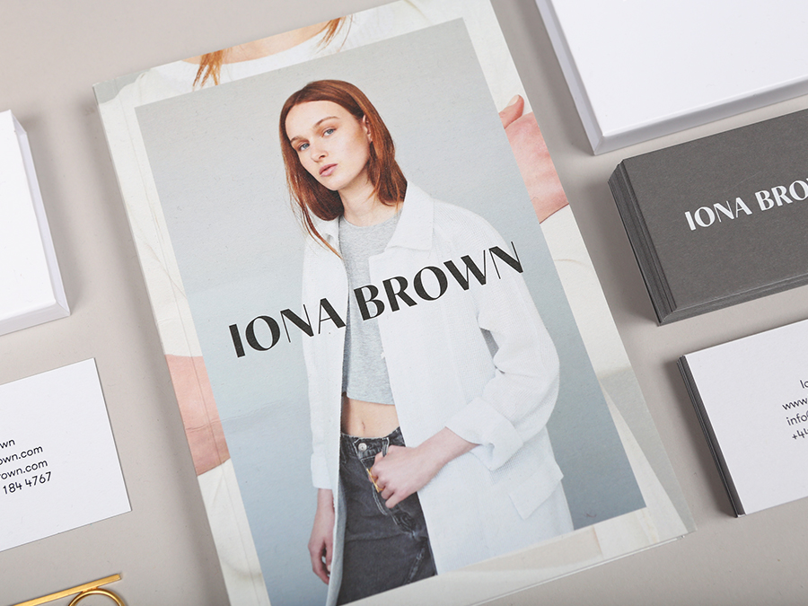 Lookbook for contemporary jewellery designer Iona Brown designed by Sam Flaherty