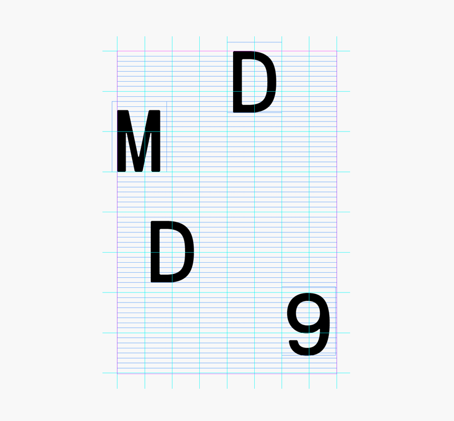 Logo and print layout designed by Two Times Elliott for interior and architecture firm MDD9