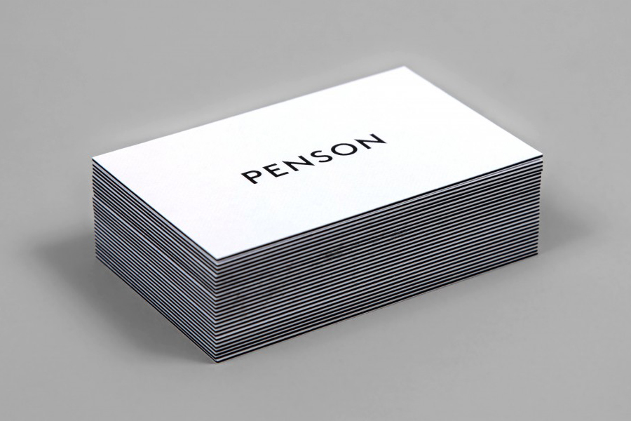 Logotype for interior design firm Penson Group created by She Was Only