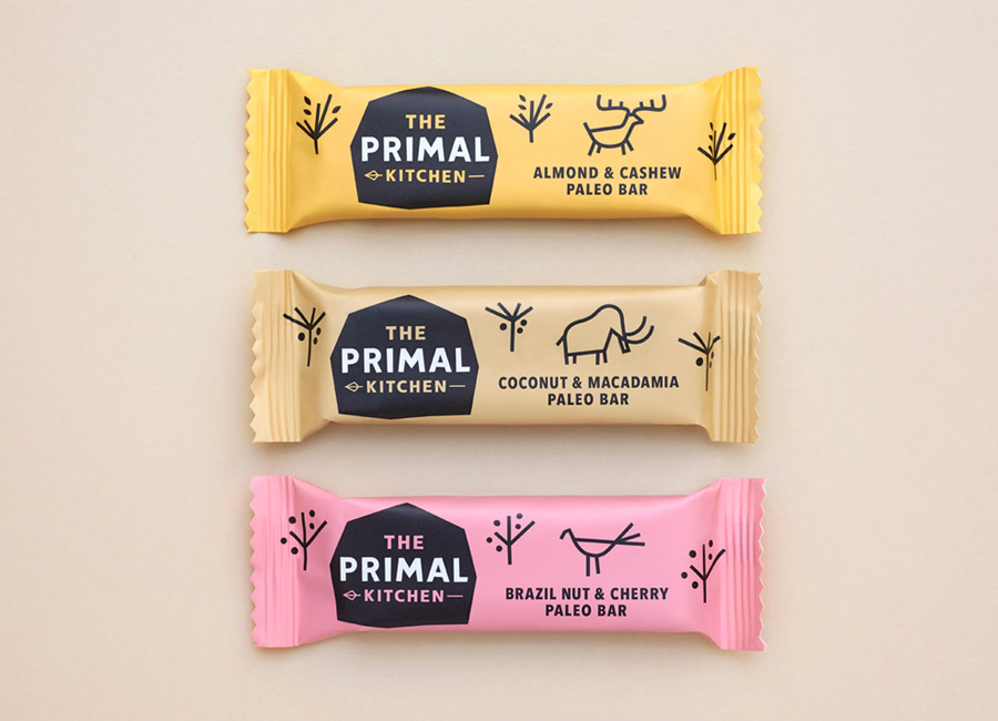 Logo and packaging for The Primal Kitchen designed by Midday