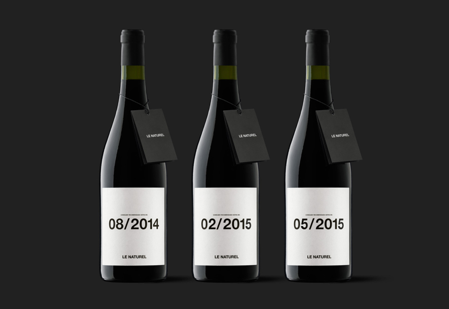 Wine packaging designed by Moruba for Le Naturel