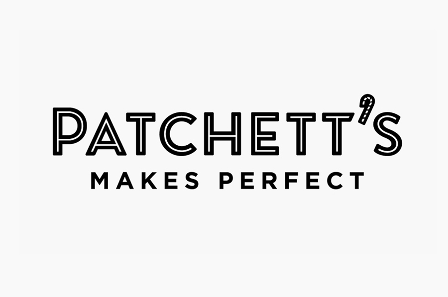 Logo for gourmet confectioner Patchett's marshmallow range created by Designers Anonymous