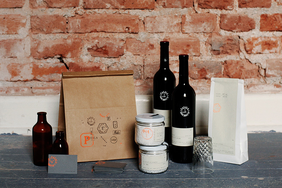 Brand identity and packaging by Savvy for art, design and gastronomy experience Puebla 109