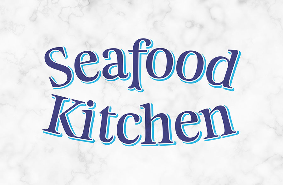 Logotype designed by Co Partnership for Seafood Kitchen