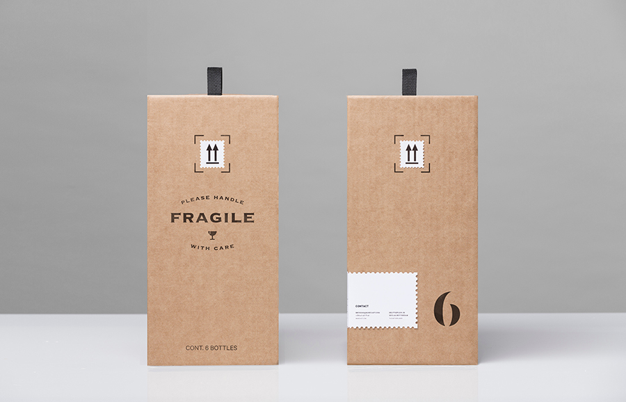 Packaging designed by Anagrama for online wine-tasting, curation and delivery service Winecast