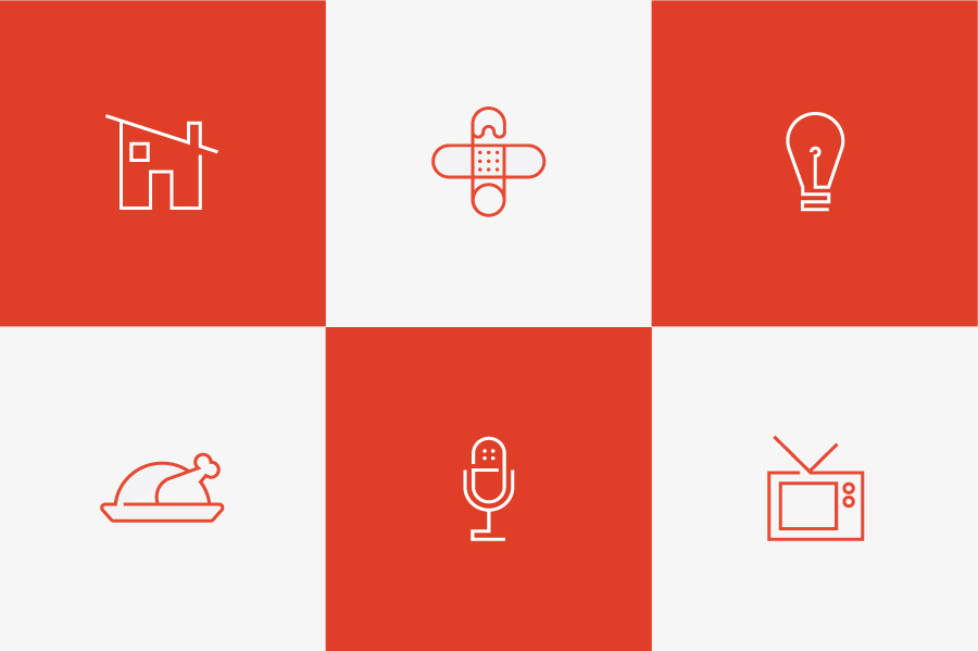 Icons designed by Apartment One for dad-centric parenting media platform Fatherly