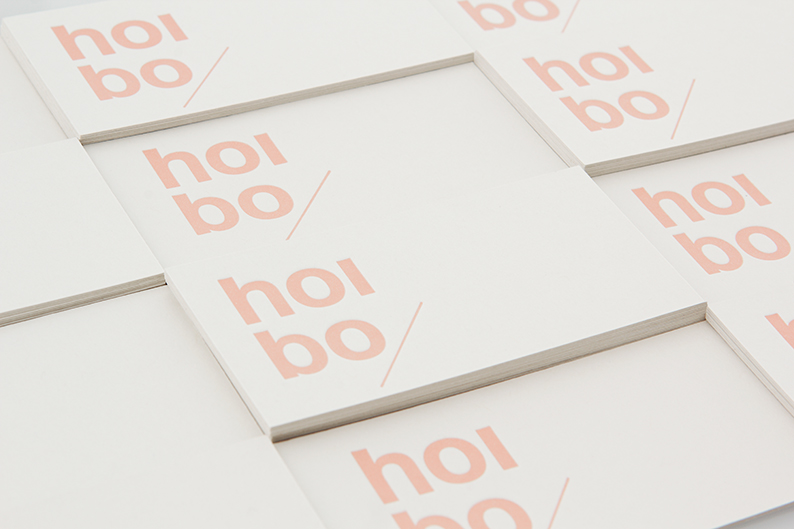 Logo and print designed by Blok for luxury bag, clothing and accessories brand Hoi Bo