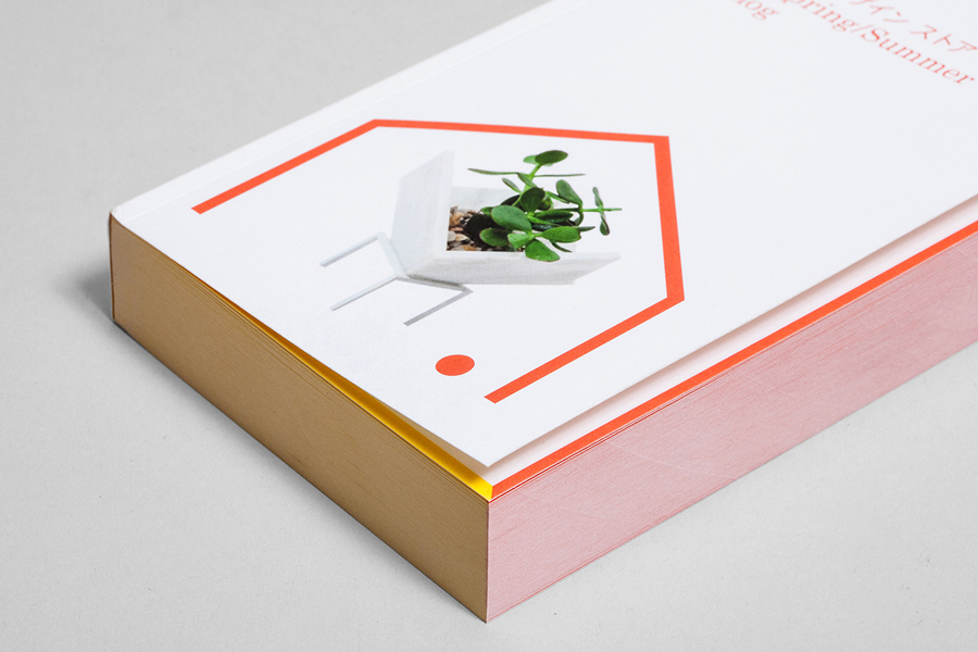 Digitally printed catalogue designed by Studio Lin for Minke Design Store