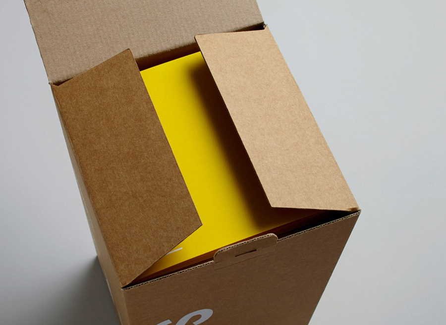 Light packaging for Terence Woodgate designed by Charlie Smith Design