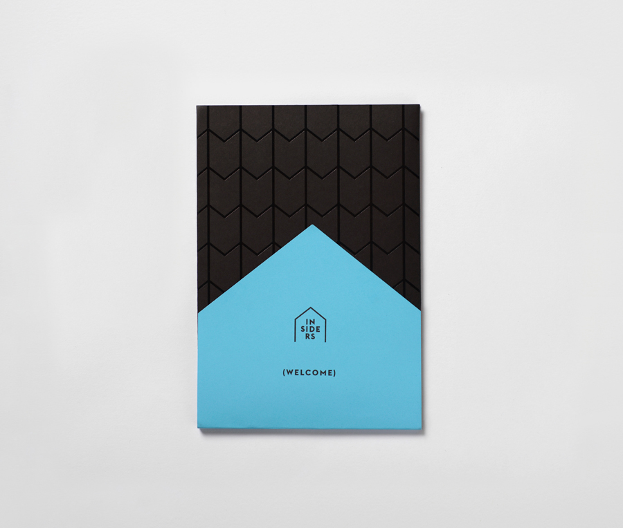 Logo and brochure designed by Naughtyfish for Sydney Opera House’s membership program Insiders 