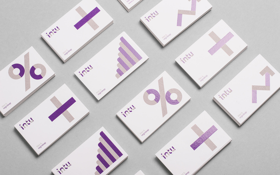 Logotype by Heydays for Norwegian accounting and consultant firm Intu