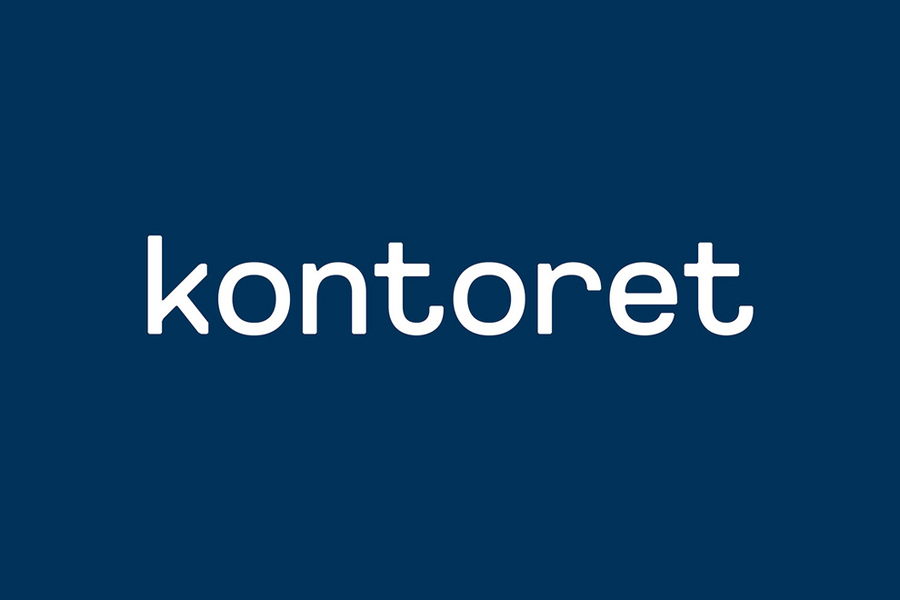 Logo designed by Werklig for Helsinki, by the hour, office space provider Kontoret