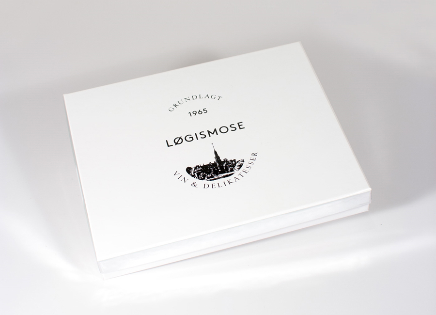 Logo and chocolate packaging designed by Homework for Løgismose