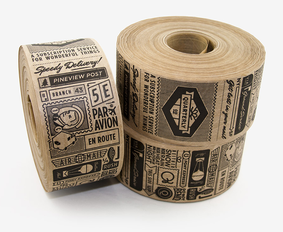 Branding and packaging designed by Oak for Quarterly Co.