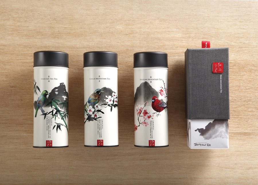 Packaging design for Taiwan High Mountain Tea created by Victor Design