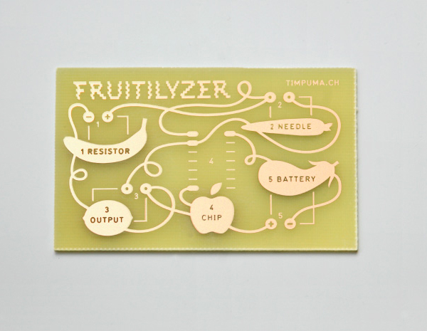 Fruit and vegetable based electronic music making kit Fruitilyzer