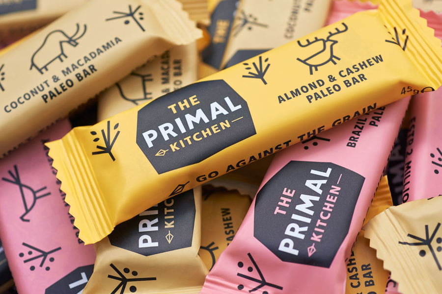 Logo and packaging for The Primal Kitchen designed by Midday