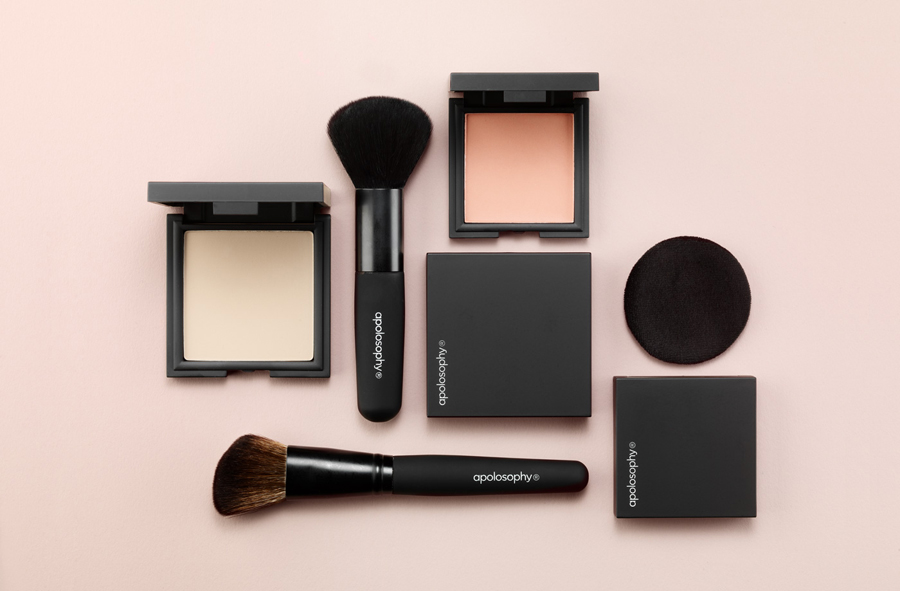 Logotype and packaging designed by BVD for Swedish cosmetic brand Apolosophy