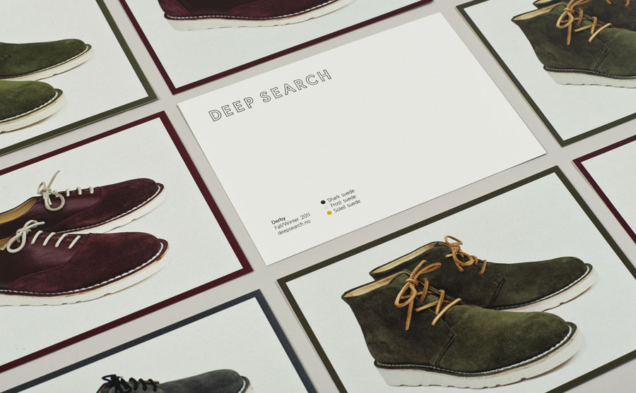 Print by Bielke+Yang for Norwegian shoe brand Deep Search