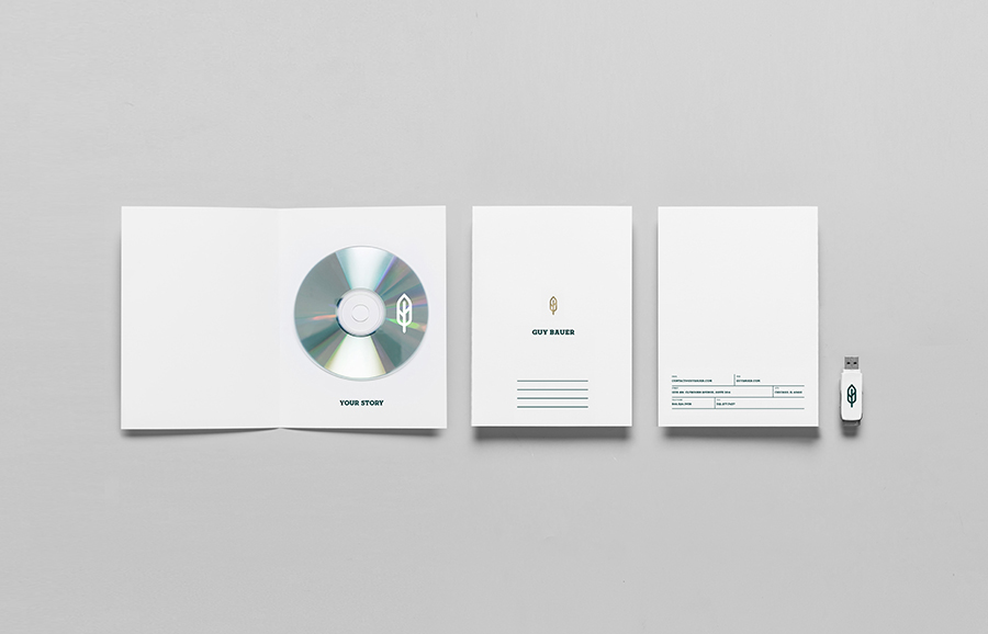 Logo and stationery design by Anagrama for Guy Bauer