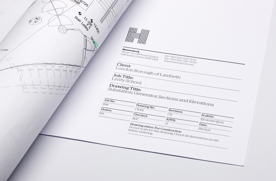 Logo design by Spy for architecture firm Haverstock