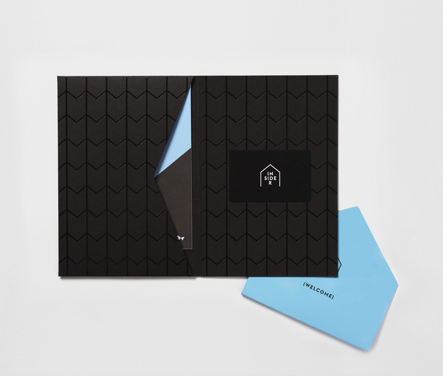 Logo and brochure designed by Naughtyfish for Sydney Opera House’s membership program Insiders 