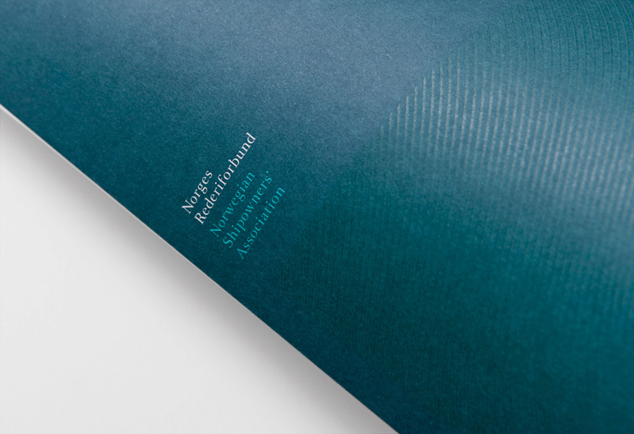 Logo and print designed by Neue for Oslo-based Norwegian Shipowners' Association