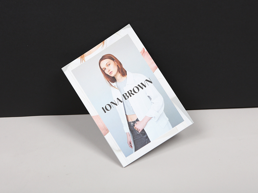 Lookbook for contemporary jewellery designer Iona Brown designed by Sam Flaherty