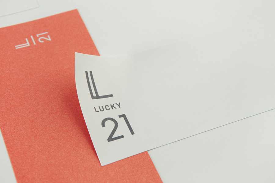 Print designed by Blok for Dallas and LA film production company Lucky 21.