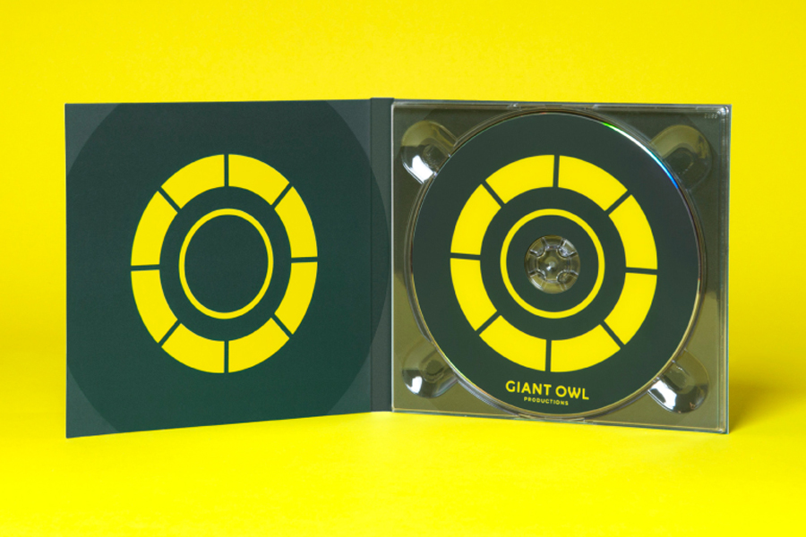 CD case by Alphabetical for independent production company Giant Owl