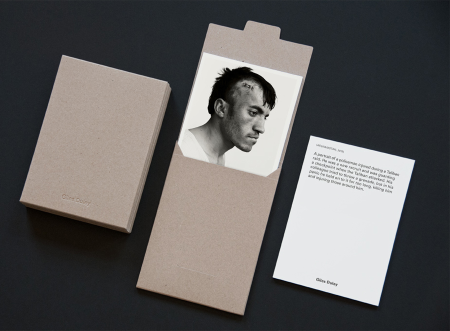 Stationery for photographer Giles Duley designed by Shaz Madani