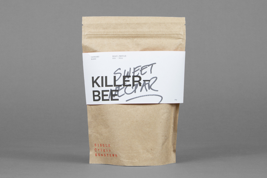 Coffee packaging for Single Origin Roasters designed by Maud