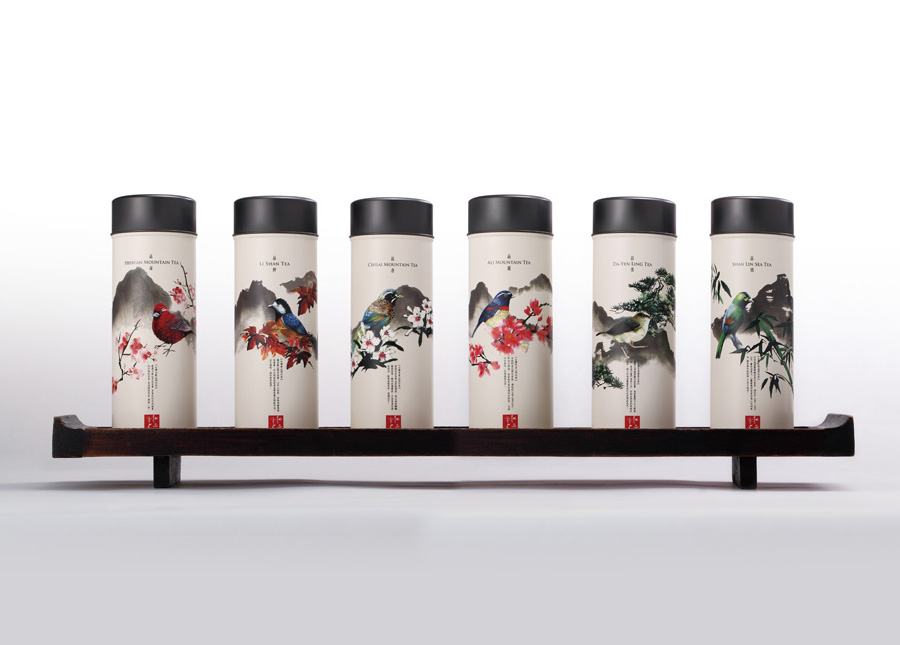 Packaging design for Taiwan High Mountain Tea created by Victor Design