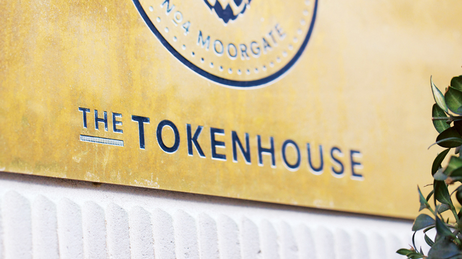 Logo and signage created by Designers Anonymous for The Tokenhouse