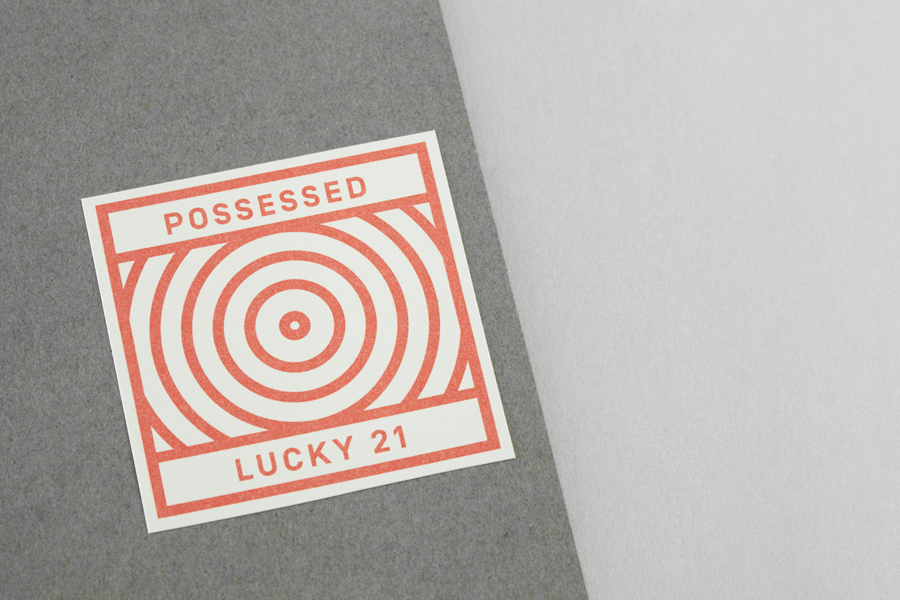 Print designed by Blok for Dallas and LA film production company Lucky 21.