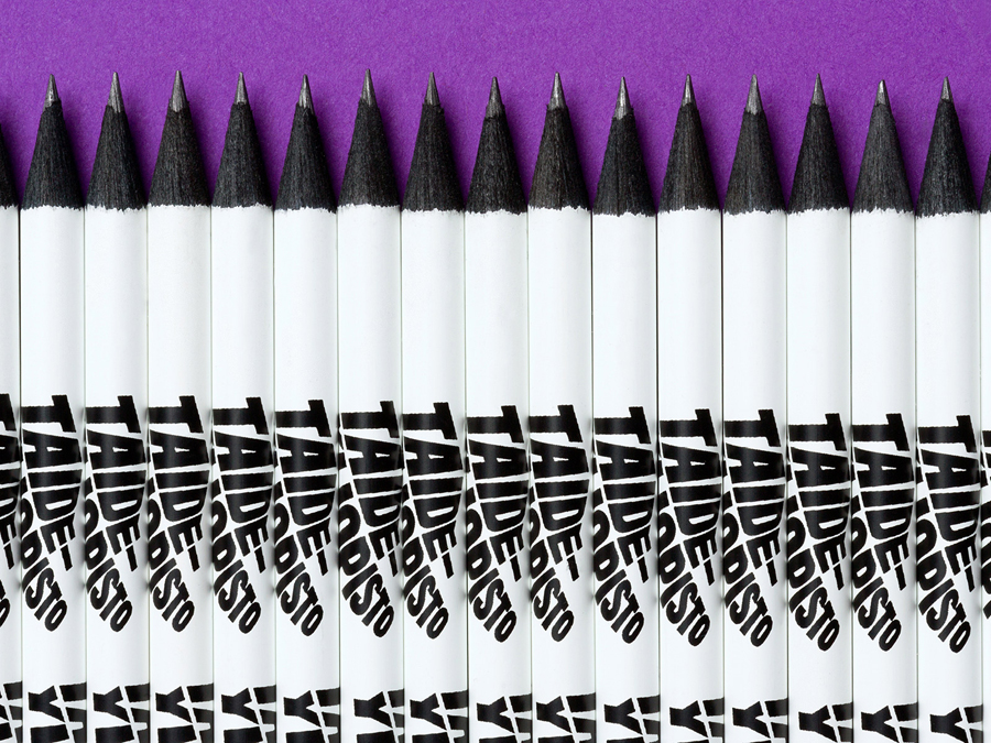 Logo printed pens designed by Bond for the University of the Arts Helsinki designed by Bond