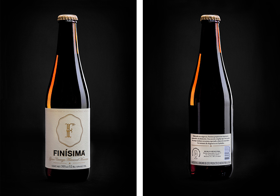 Packaging designed by Savvy for premium craft beer label Finísima