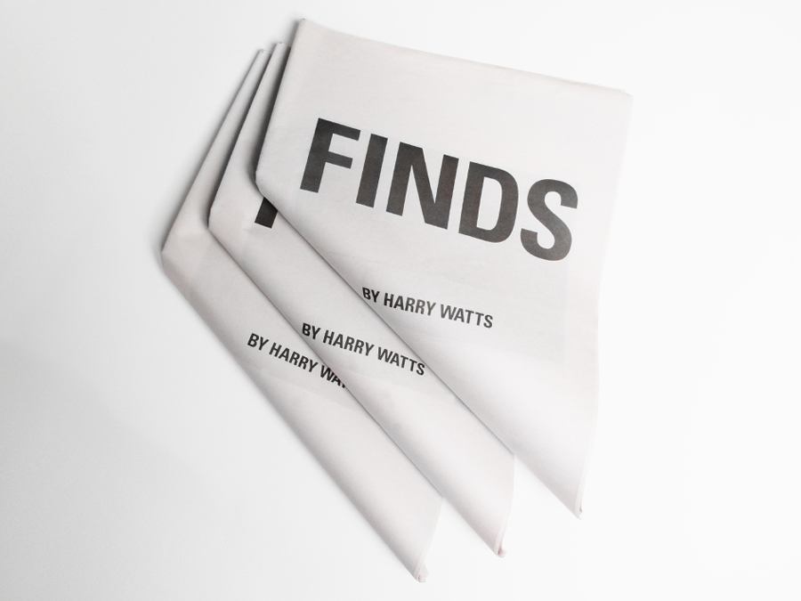 Print designed by Birch for British photographer Harry Watts