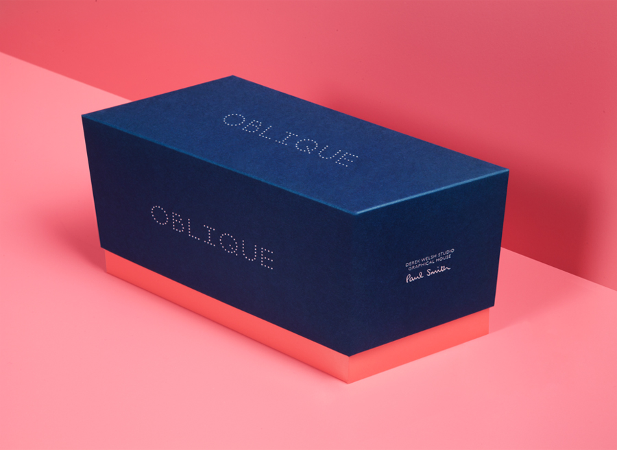 Packaging for Graphical House's Oblique - Paul Smith Edition