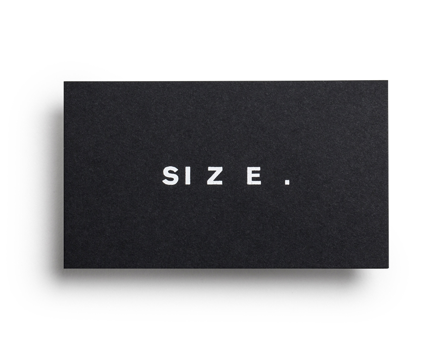 Logo and business card with white foil detail designed by Face for Steve Angello's independent record label Size