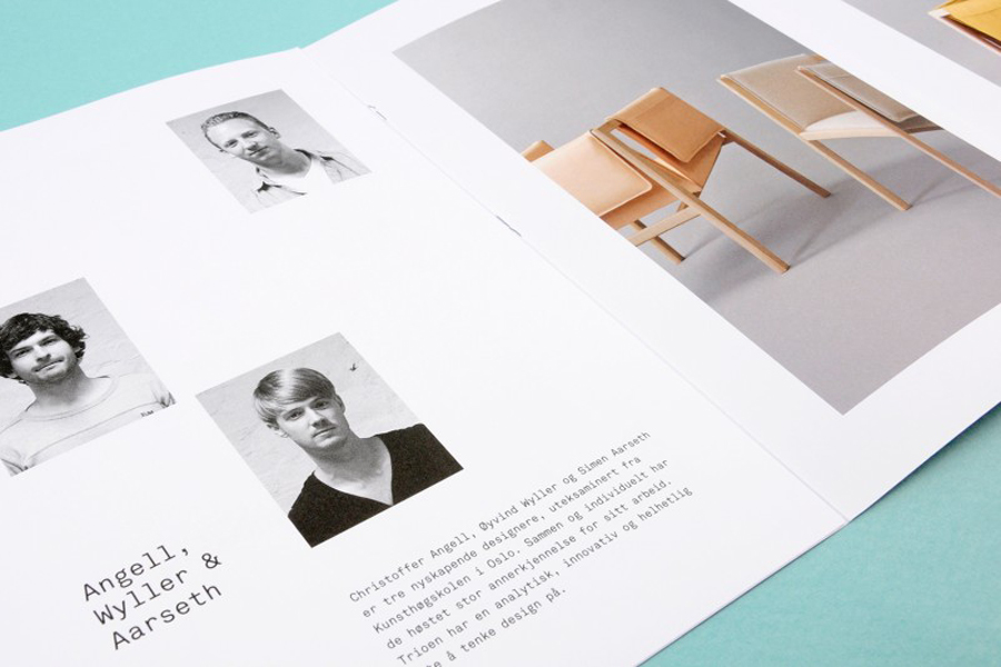 Print for Norwegian traditional and contemporary furniture maker Slåke Møbelfabrikk designed by Ghost