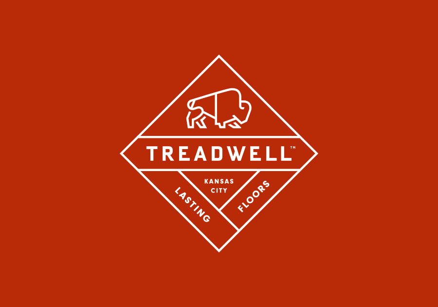 Logo designed by Perky Bros for Treadwell
